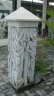 p374.3bamboo - <p>große Steinlaterne, Motiv Bambus, grauer Sandstein, hochwertige Bildhauerarbeit, 50x50cm, Höhe 180cm</p><p>€ 1490,00</p>
