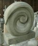 stn69/70.jpg - <p>Spirale, grauer Sandstein, Höhe 70cm</p><p>€ 179,00</p>